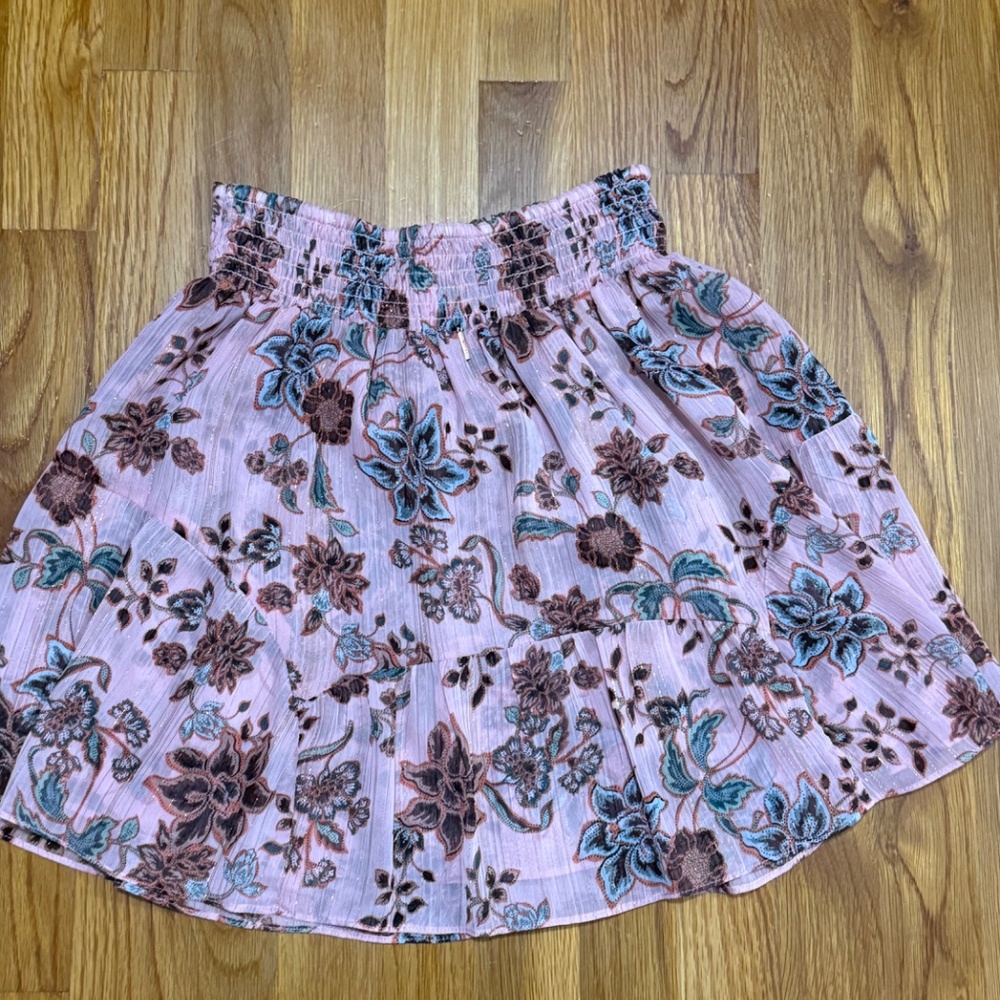 MISA LOS ANGELES CHOCOLATE ROSE ROAN SKIRT